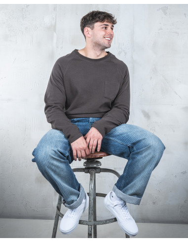 Sweatshirt 1947 Pep Shirt Bellport Grey - Pike...