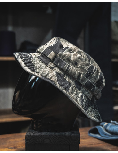 Vietnam Tiger Stripe Bucket Hat - 1966 Boonie...
