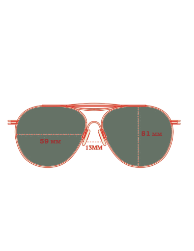 AN-6531 Confort Cable Flying Sunglasses -...