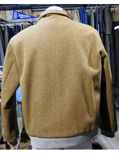 Blouson Laine Sports Jacket "TORPEDO" Fauve - A...
