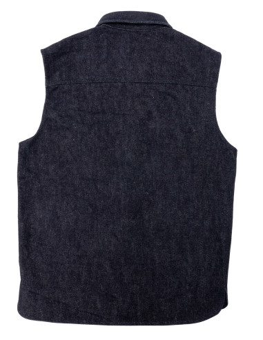 1943 CPO Vest 21oz Denim - Pike Brothers