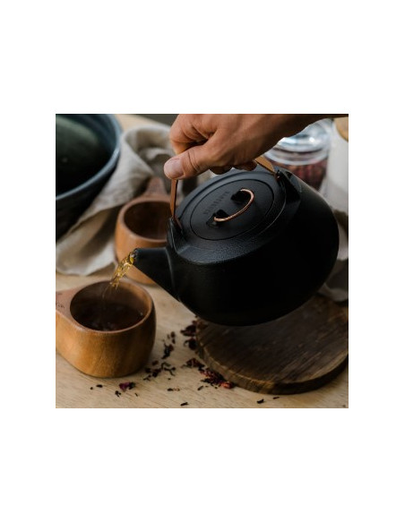 Enamelled Cast Iron Teapot - Barebones Living
