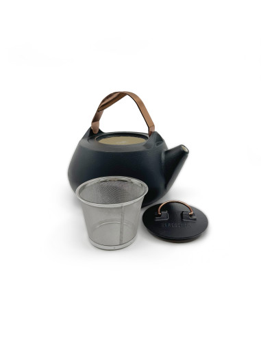 Geëmailleerde Gietijzeren Theepot - Barebones...