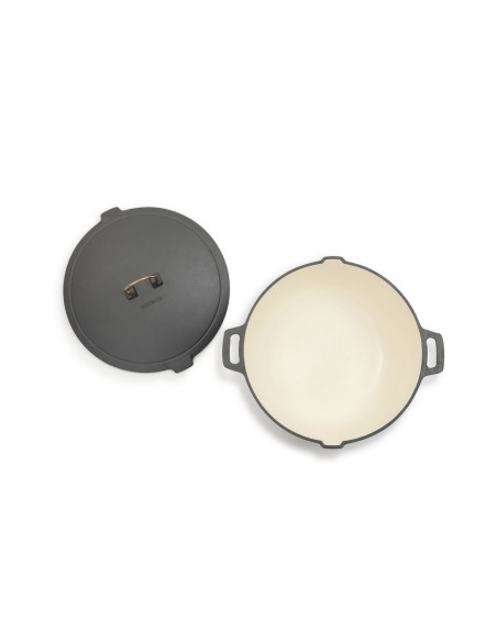 Enamelled Cast Iron Slow Cooker - Barebones