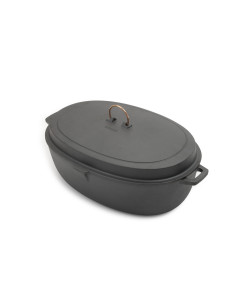 Enamelled Cast Iron Roaster - Barebones