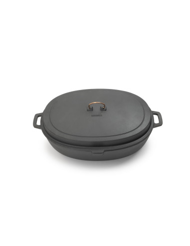 Enamelled Cast Iron Roaster - Barebones