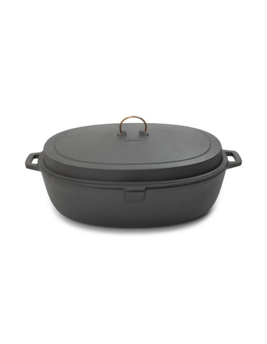 Enamelled Cast Iron Roaster - Barebones