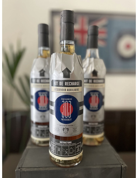 Squadron 303 Auxiliary Flask Whisky - The Blend of Freedom -