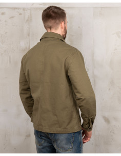 Hemd 1967 Utility Shirt HBT Olive - Pike Brothers 2