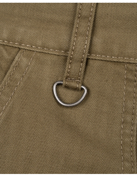 Broek 1967 Utility Trousers HBT Olive - Pike Brothers