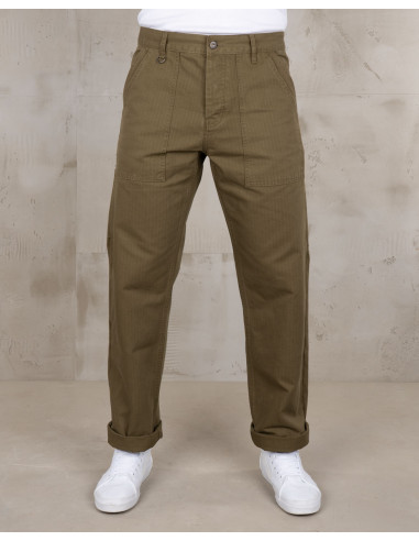 Hose 1967 Utility Trousers HBT Olive - Pike...
