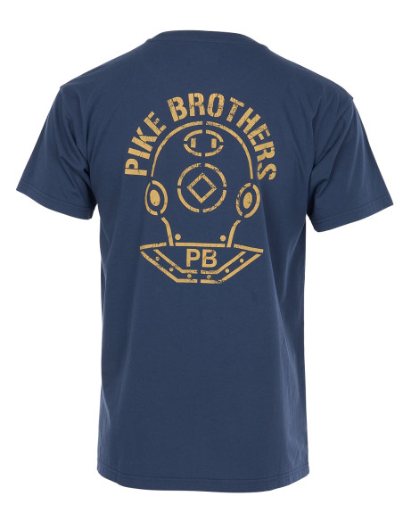 T-shirt 1969 Sports Tee Scuba Blue - Pike Brothers