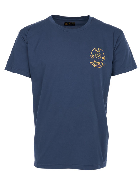 T-shirt 1969 Sports Tee Scuba Blue - Pike Brothers