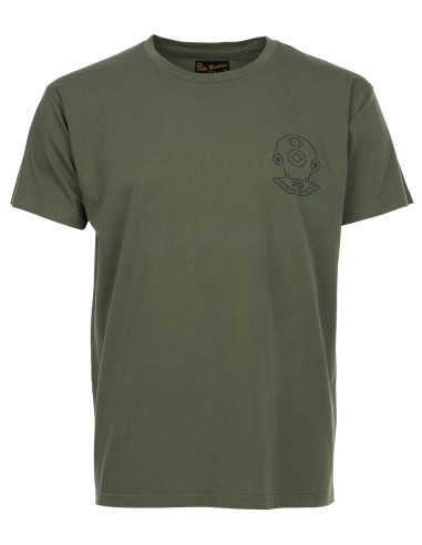 T-shirt 1969 Sports Tee Scuba Green - Pike...