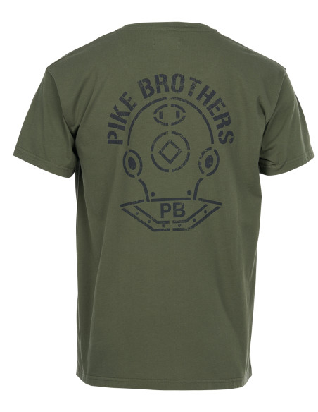 T-shirt 1969 Sports Tee Scuba Green - Pike Brothers