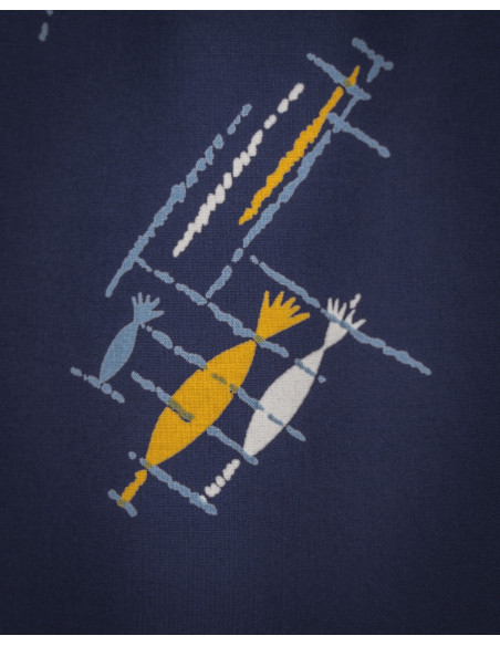 1948 Surf Shirt Kahoolawe Blue - Pike Brothers