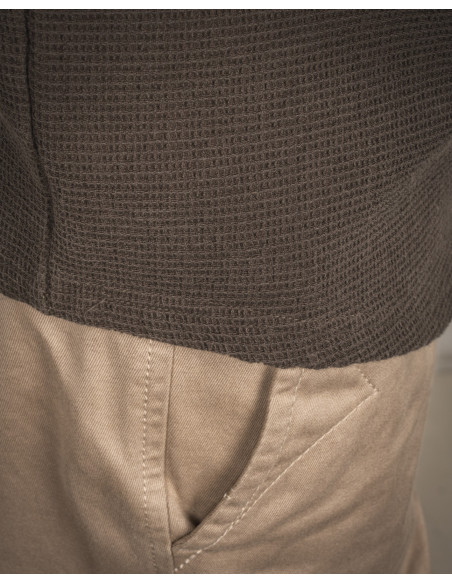 1963 Polo Shirt verde oliva intenso - Pike Brothers