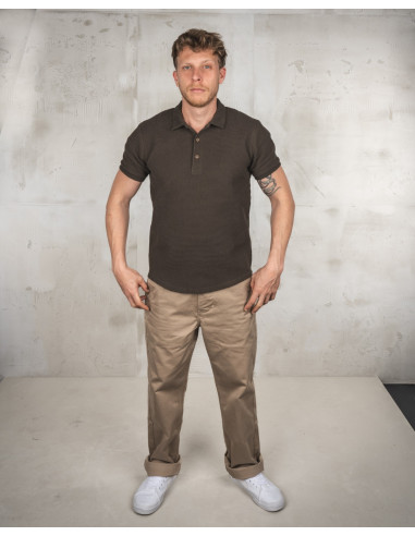 1963 Polo Shirt verde oliva intenso - Pike...