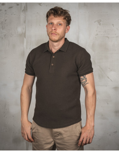 1963 Polo Shirt verde oliva intenso - Pike...