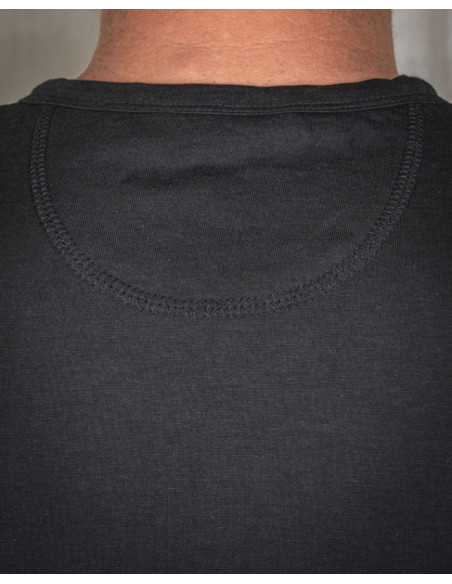 Henley  1963 Roadie Shirt Short Sleeve Texas Black - Pike Brothers