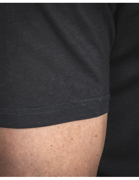 Henley  1963 Roadie Shirt Short Sleeve Texas Black - Pike Brothers