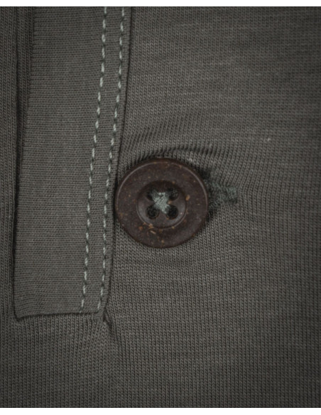 Maglia Henley 1963 Roadie a maniche lunghe Texas Green - Pike Brothers