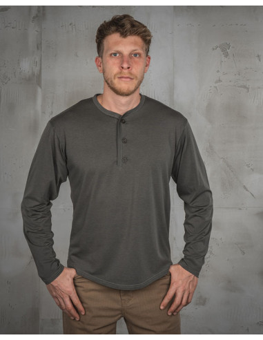 Maglia Henley 1963 Roadie a maniche lunghe...