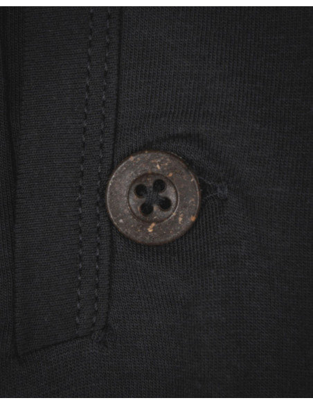 Maglia Henley 1963 Roadie Shirt Long Sleeve Texas Black - Pike Brothers