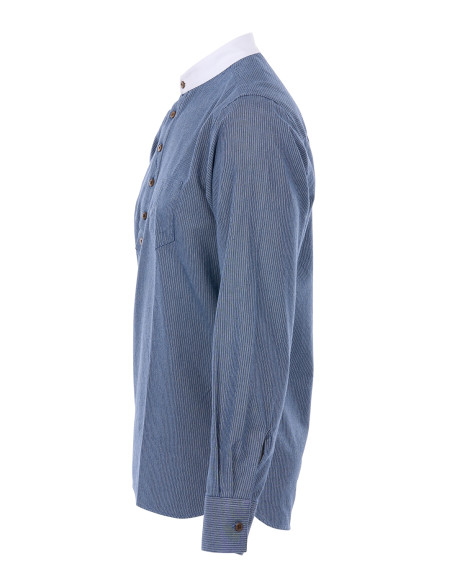 Hemd 1908 Hazienda Shirt Baltic Blue - Pike Brothers