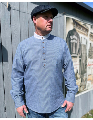 1908 Hazienda Shirt Baltic Blue - Pike Brothers