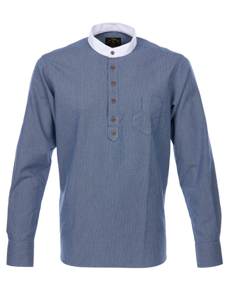 Hemd 1908 Hazienda Shirt Baltic Blue - Pike Brothers