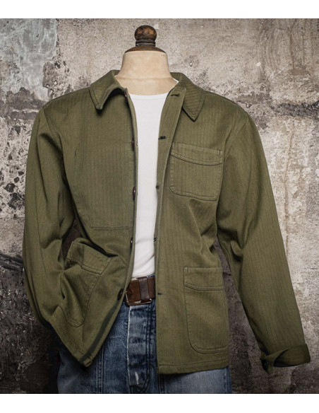 Jacke LE BOURGERON HBT - Fleurs de Bagne
