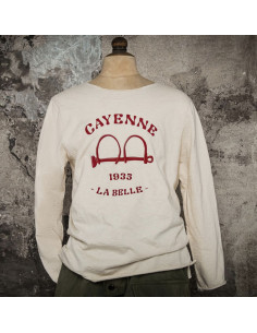 Das Strickshirt "Cayenne la Belle" - Fleurs de Bagne