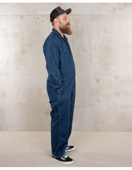 Mechanic - Pilot Denim Coverall - 1967 Mechanic Denim Coverall 10oz indigo Pike Brothers