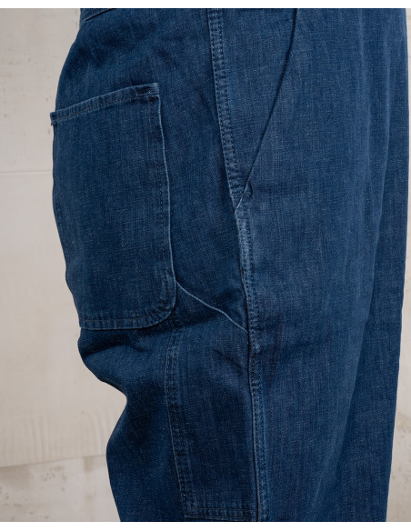 Overall Monteur - Piloot in Denim - 1967 Mechanic Denim Coverall 10oz indigo Pike Brothers