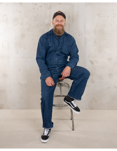 Mechaniker- / Pilotenoverall aus Denim - 1967...