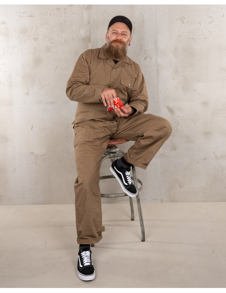 HBT-Overall Olive Drab - 1938 Mechanic Coverall Pike Brothers