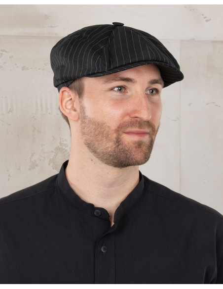 Casquette Gavroche Chicago Noire 1928 - Pike Brothers