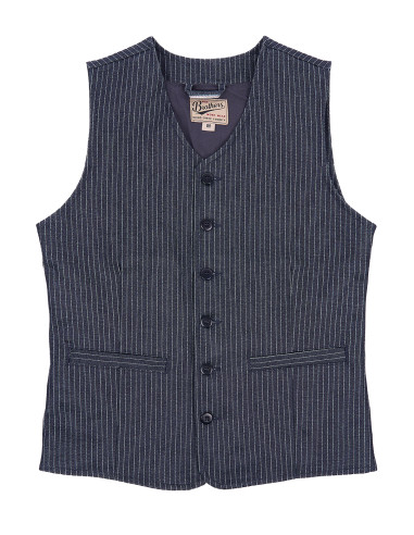 Vest 1905 Hauler Vest blue wabash - Pike Brothers