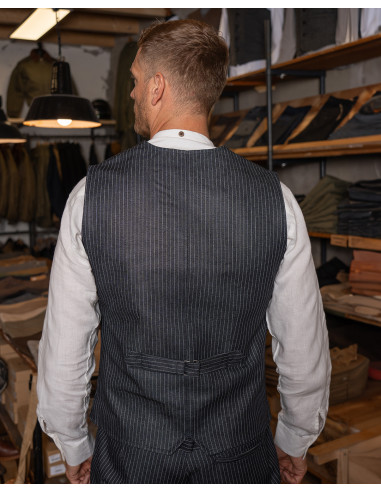 Vest 1905 Hauler Vest blue wabash - Pike Brothers
