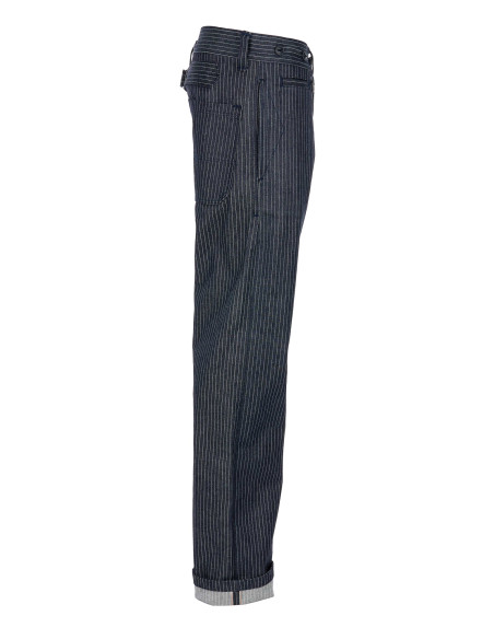Denim broek - 1942 Hunting Pant blue wabash – Pike Brothers