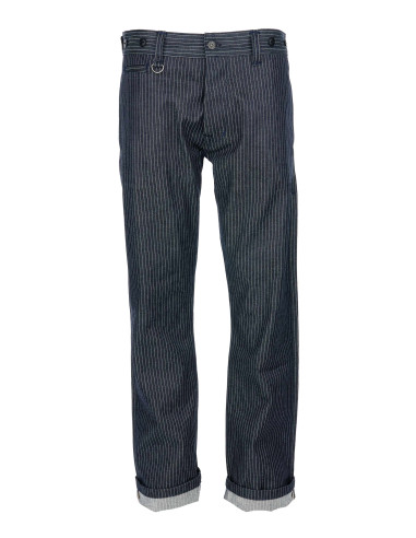Denim trousers - 1942 Hunting Pant blue wabash...