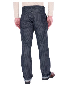 Denim trousers - 1942 Hunting Pant blue wabash – Pike... 2