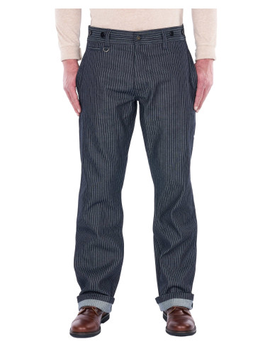 Denim trousers - 1942 Hunting Pant blue wabash...