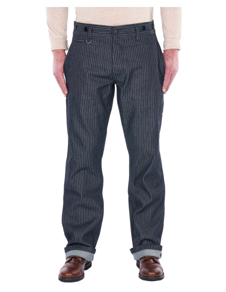 Denim trousers - 1942 Hunting Pant blue wabash – Pike Brothers