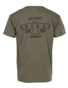 T-shirt 1969 Sports Tee Eagle Olive - Pike Brothers 2
