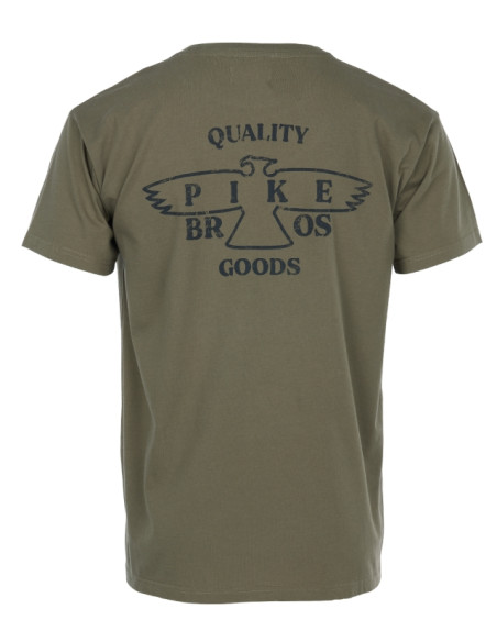 T-Shirt 1969 Sports Tee Eagle Olive - Pike Brothers