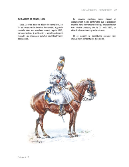 Die Kürassiere unter der Restauration 1815–1830 - Carnet de la Compagnie d'Elite