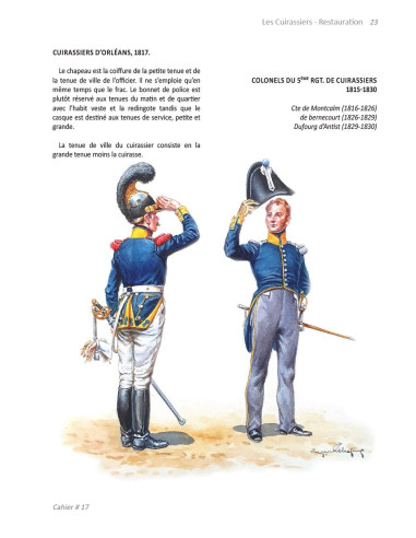 Die Kürassiere unter der Restauration 1815–1830...