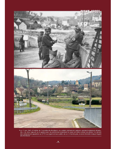 JUNI 1940, OP DE WEGEN VAN DE CÔTE-D'OR, VAN DE...